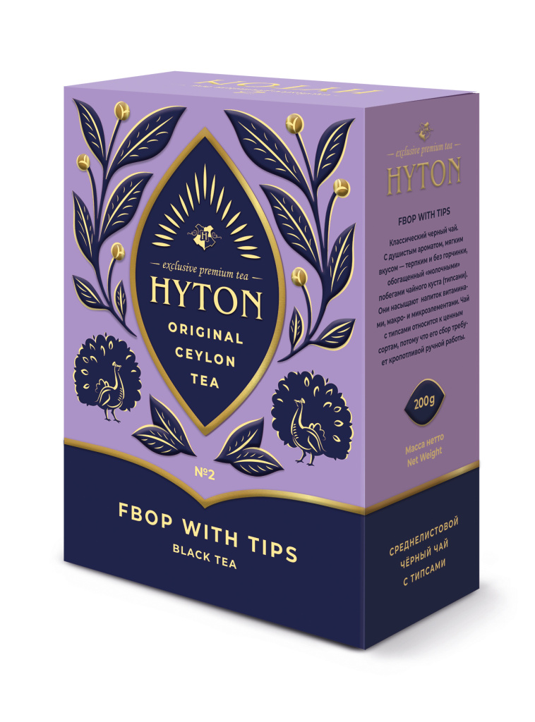 Чай черный HYTON F.B.O.P. с типсами 200 г 1/24