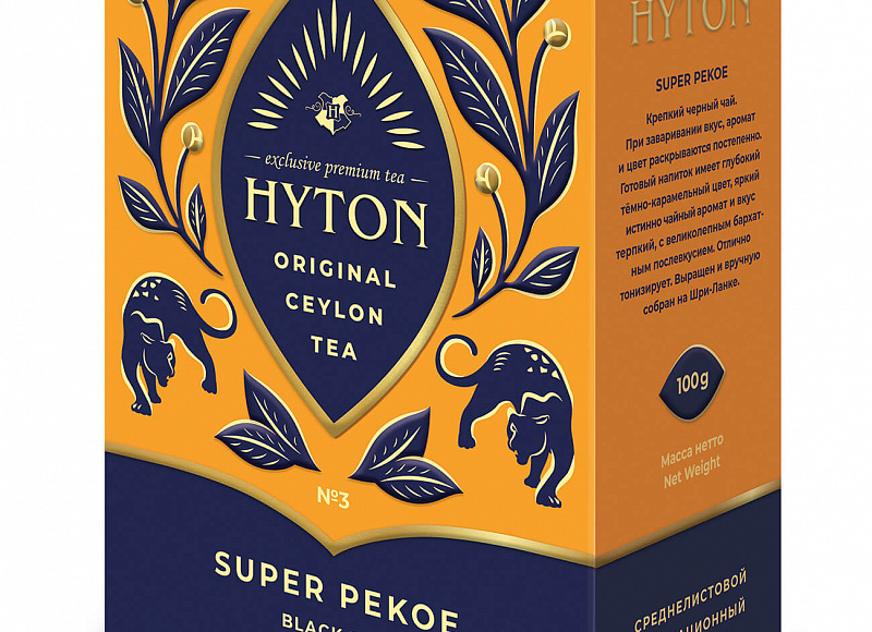 Чай черный HYTON Супер Пеко 100 г 1/60