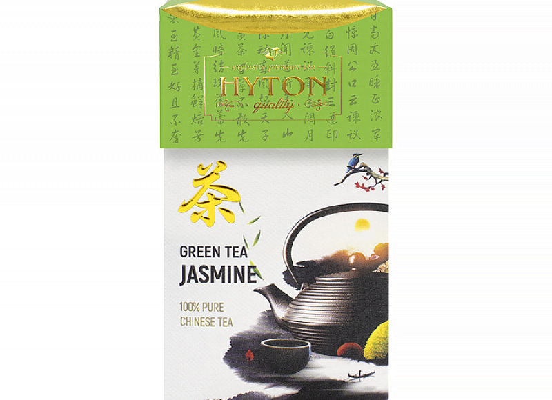 Чай зеленый HYTON Китайский С ЖАСМИНОМ 90г 1/24